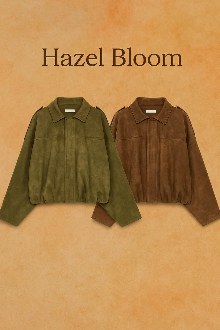HazelBloom Wildlederjacke