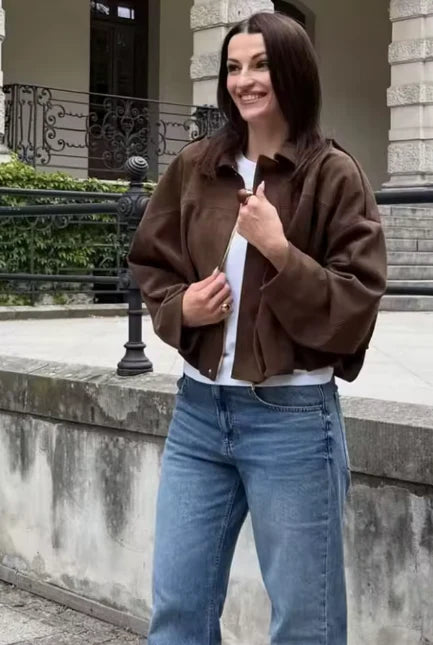 HazelBloom Wildlederjacke
